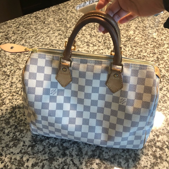 Louis Vuitton Handbags - Louis Vuitton Damier Azur Speedy 30